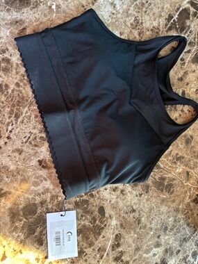 ZYIA Black Star Mesh Bra